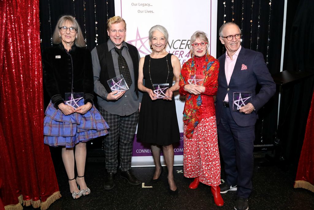 Honorees Loni Ackerman, Bobby Hedglin-Taylor, Yvonne 	and Roger Puckett