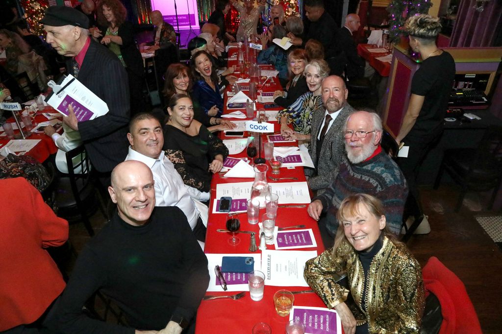 Back end of the Cook table with (who we know) members Gayle Stahlhuth, Tom McRoberts, Michael Kubala and more!