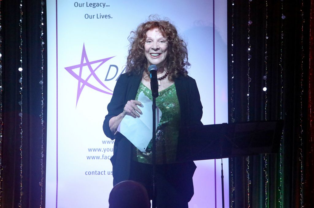 Joanna Rush accepting her award