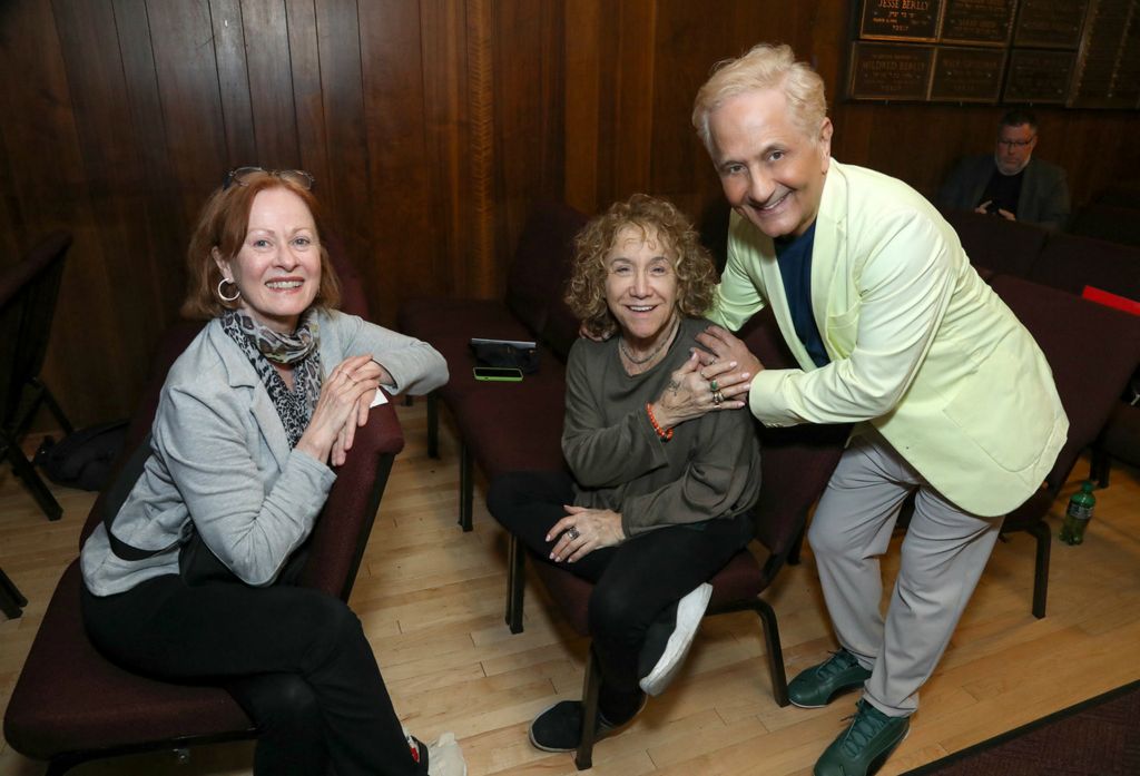 Mary Lou Barber, Teddy Kern and President John Sefakis