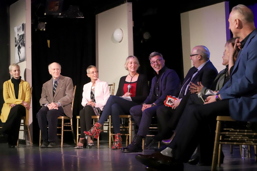 Christine Colby, Richard Korthaze, Jill Cook, Sandahl Bergman, Wayne Ciliento, Moderator Ken Bloom, Ann Reinking, William Whitener