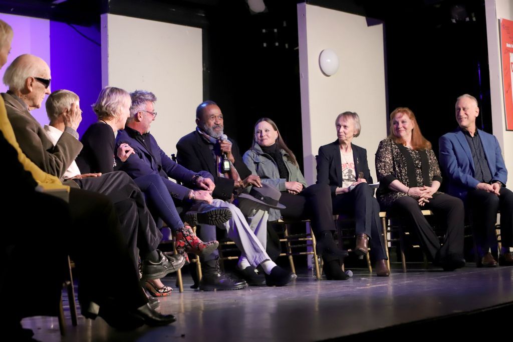 Christine Colby, Richard Korthaze, Jill Cook, Sandahl Bergman, Wayne Ciliento, Ben Vereen, Moderator Ken Bloom, Ann Reinking, Kathryn Doby, Gail Benedict, William Whitener