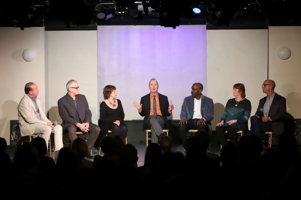 Michael Kubala, James Horvath, Eileen Casey, Moderator Kevin Winkler, Lloyd Culbreath, Valerie-Jean Miller, Clif de Raita