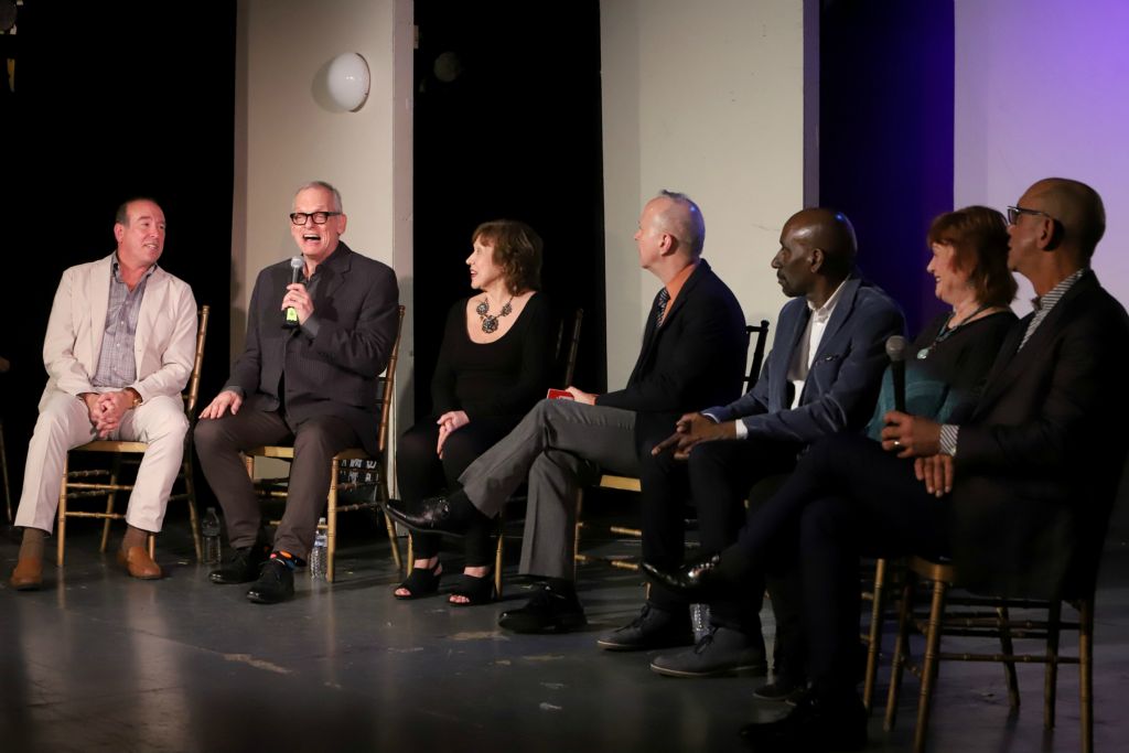 Michael Kubala, James Horvath, Eileen Casey, Moderator Kevin Winkler, Lloyd Culbreath, Valerie-Jean Miller, Clif de Raita