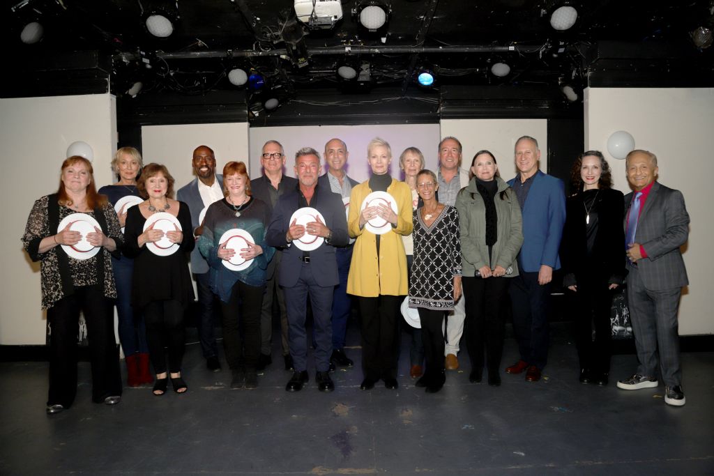 Gail Benedict, Sandahl Bergman, Eileen Casey, Lloyd Culbreath, Valerie-Jean Miller, James Horvath, Wayne Cilento, Clif de Raita, Christine Colby, Kathryn Doby, Jill Cook, Michael Kubala, Ann Reinking, William Whitener, Bebe Neuwirth, DO40 President John Sefakis (not pictured: Richard Korthaze)